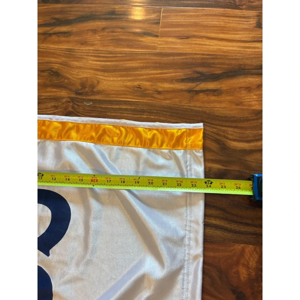 Adidas Golden State Warriors Kevin Durant 35 Jersey White Blue Gold Mens S